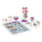 Party Popteenies - Double Surprise Popper, with Confetti, Collectible Mini Doll and Accessories, for Ages 4 and Up (Styles May Vary)