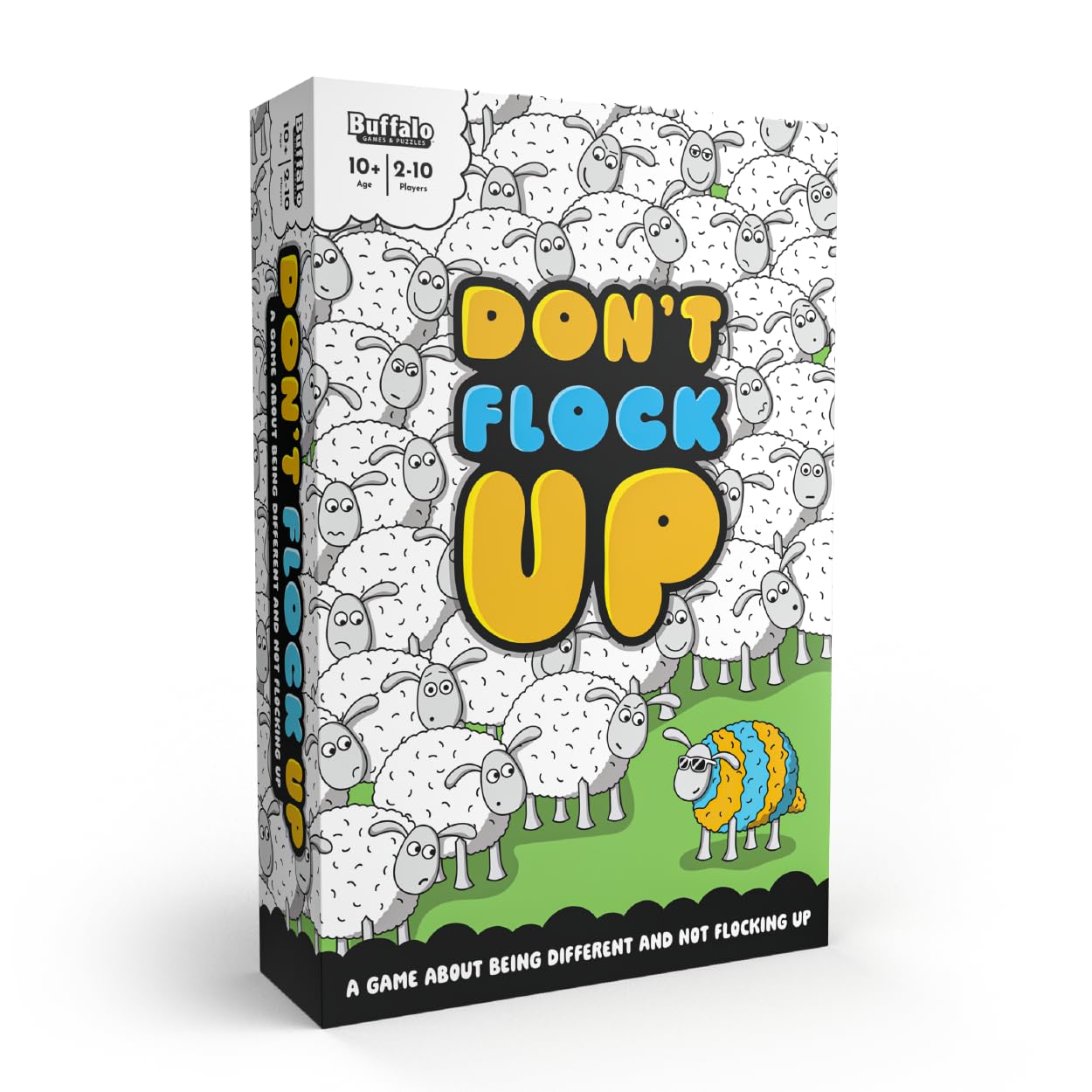 Buffalo Games - Don't Flock Up - Break from The Crowd - Party Card Game - Game Night Favorite - Easy to Learn - Ages 10 and Up