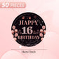 Fitoyplak 50Pcs Sweet 16 Party Decorations,7Inch 16th Birthday Plates,Sweet Sixteen Party Tableware Set Black Rose Gold Sweet 16 Plates?16th Birthday