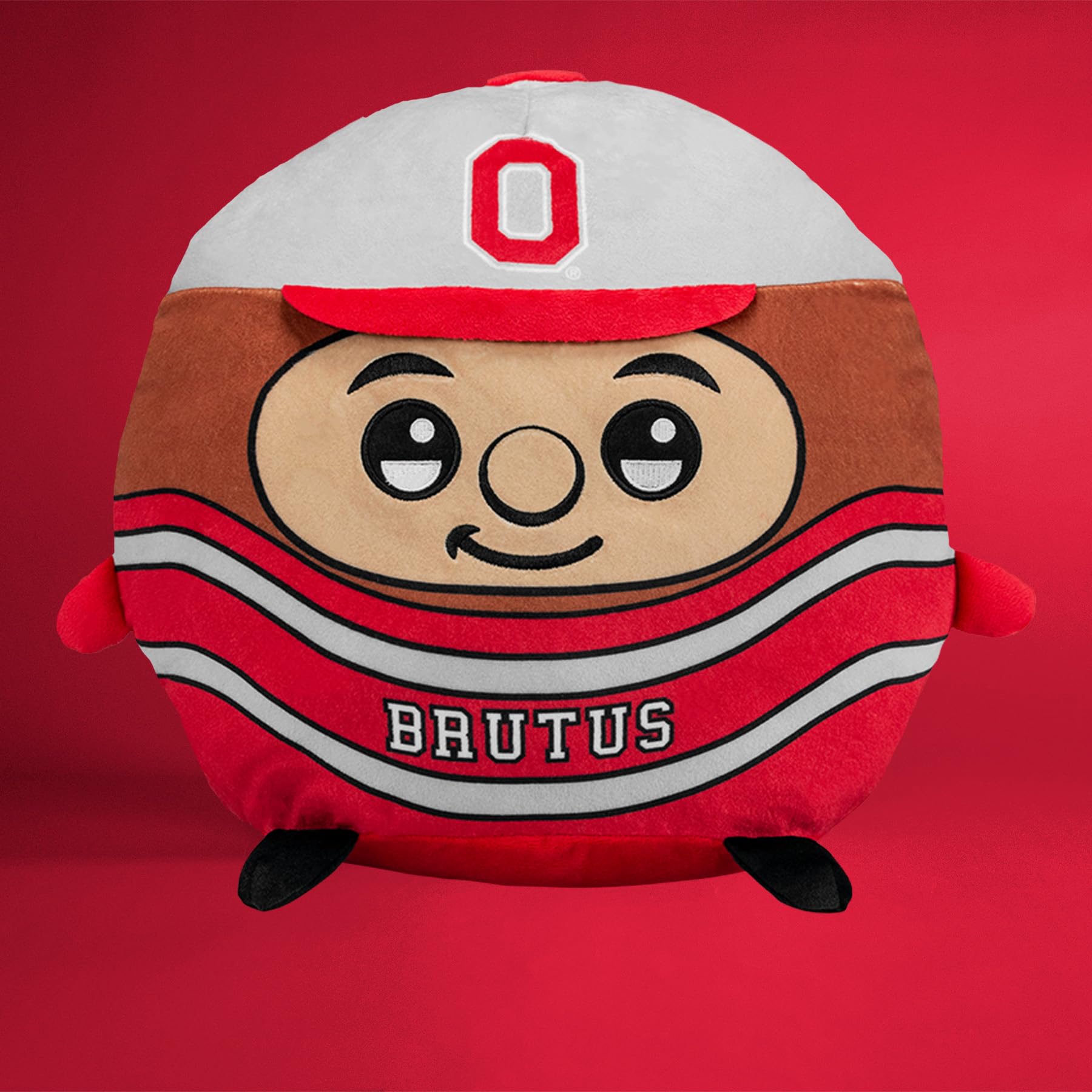 Sleep Squad Ohio State Buckeyes Brutus 12" Kiri Cloud Plushie - Official Collegiate Plush