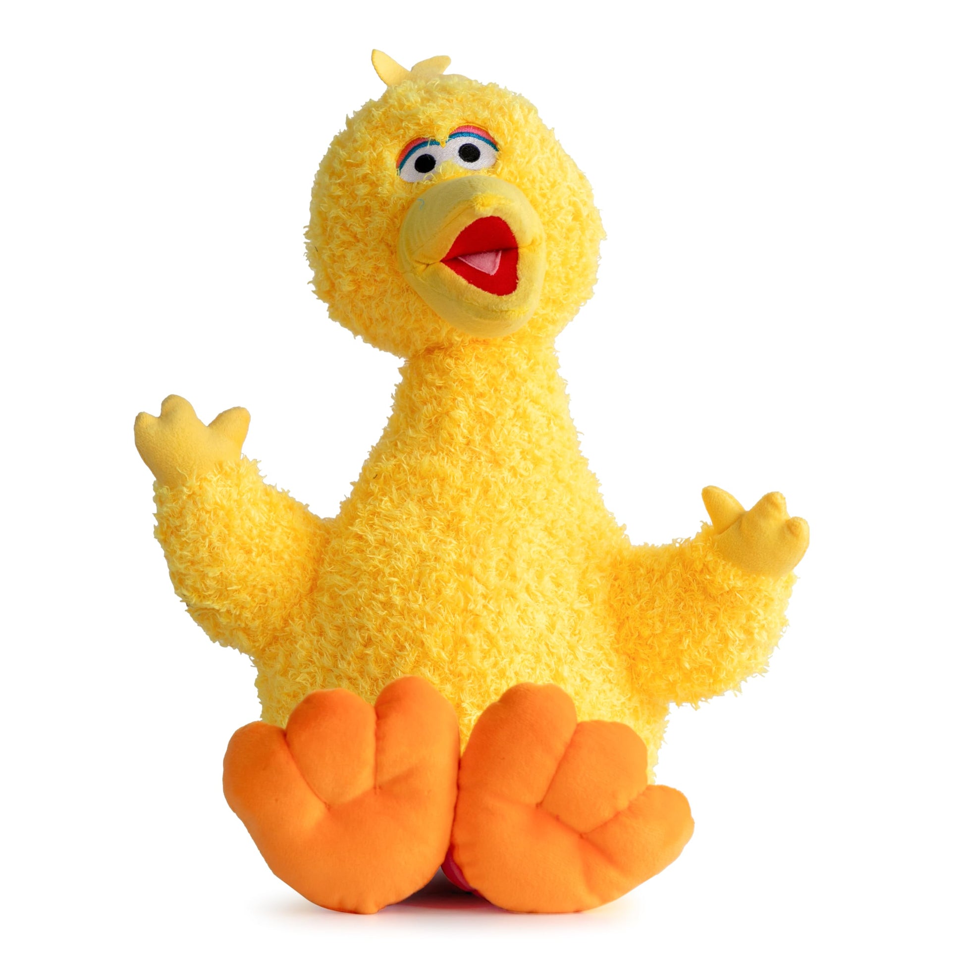 Jay Franco Weighted Sesame Street Plush Pillow Buddy - 2.5 lbs Soft Plushie Stuffed Pillow, 22 Inches, Yellow - Big Bird