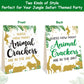 Bessmoso Safari Baby Shower Game - Guess How Many Animal Crackers, Jungle Theme Baby Shower Games with Standing Sign and 30 Cards, Gender Neutral Baby