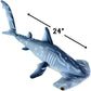 Adventure Planet Blue Printed Hammerhead Shark Plush Toy 24 Inches Long