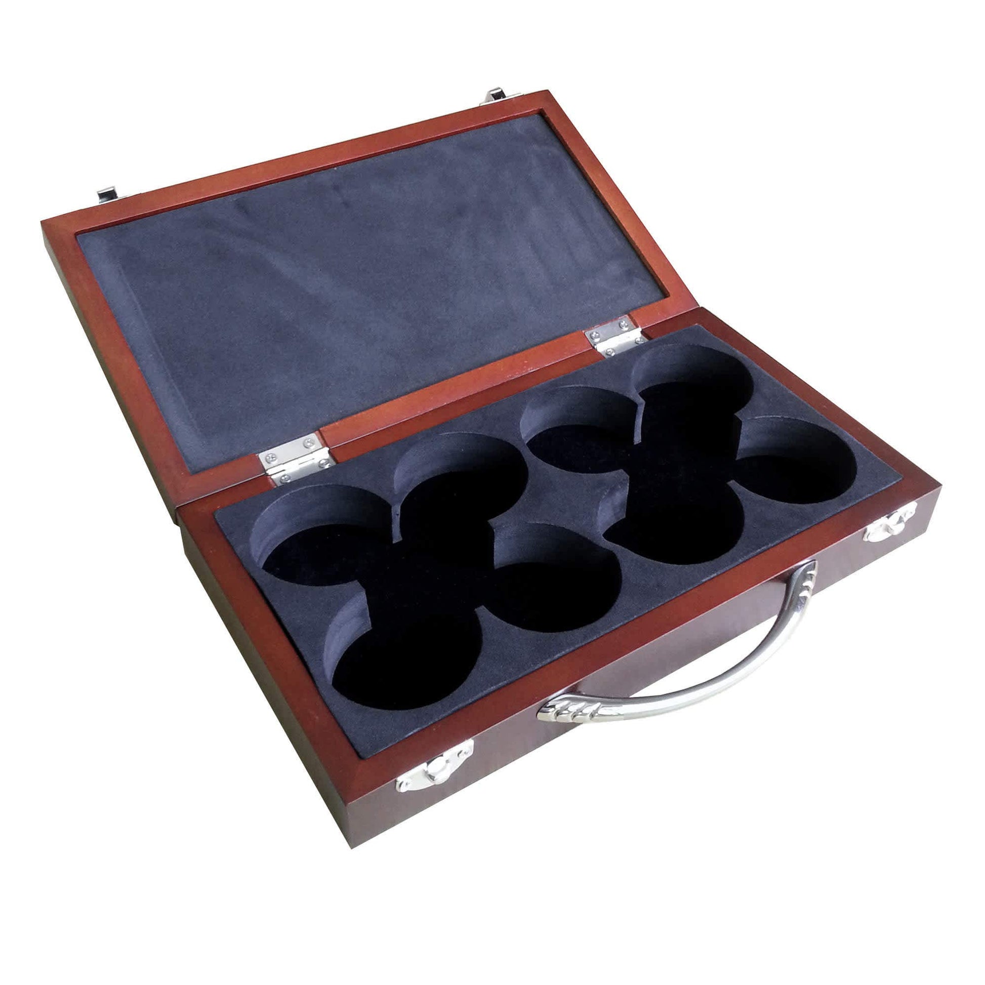 Carmelli NG1223 Shuffleboard Pucks in Wooden Box,