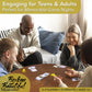Left Justified Broken and Beautiful Kintsugi Card Game - A Uniquely Themed Deck for Game Night Fun with Family and Friends - Adults and Teens - 2 to 4