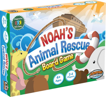 Noah’s Animal Rescue - Cooperative Noah’s Ark Animal Bible Story Board Game for Kids Ages 4+, No Reading Required and Easy to Learn, Perfect