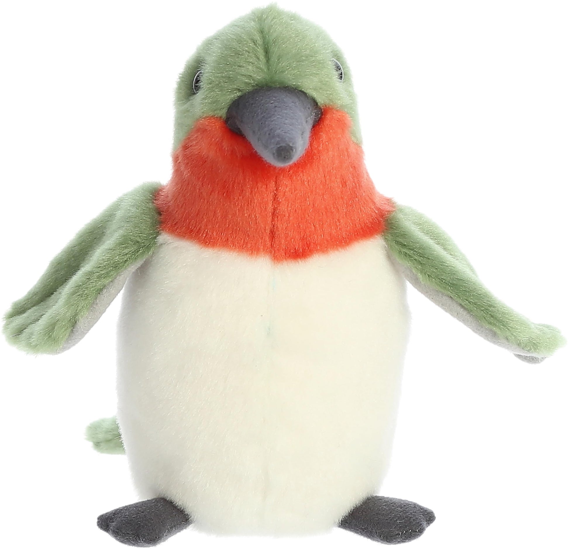Aurora® Adorable Mini Flopsie™ Ruby-Throated Hummingbird Stuffed Animal - Mini Companions Ready for Playful Adventures - for Kids All Ages, Toddlers