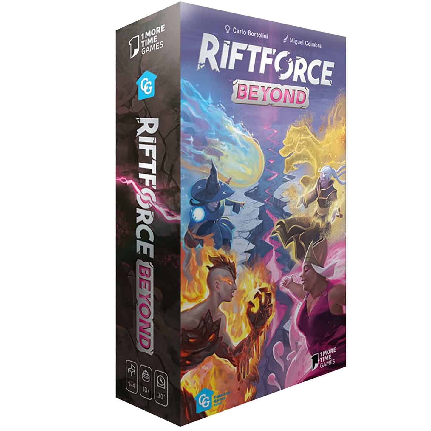 Capstone Games Riftforce: Beyond Expansion Strategy Board Game for Ages 10+, 1-4 Player Tactical Elemental Guild Combat, Solo, Team & Challenge Modes
