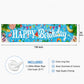 Pool Birthday Party Decorations, Extra Large Size Happy Birthday Pool Party Banner, Pool Party Decorations for Birthday, Pool Party Banner for Pool