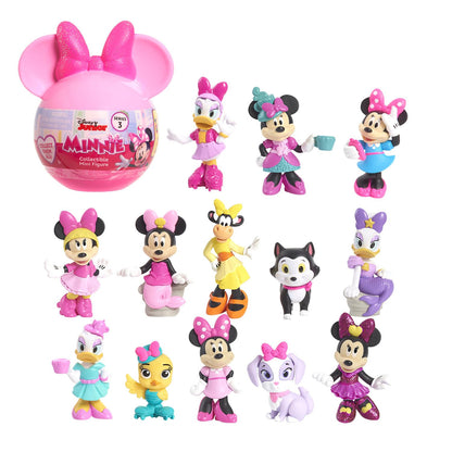 Disney Junior Series 3 Minifigures Minnie Mouse Collectible Figurines 4.5cm to 6.8cm Tall Toys for Kids Ages 3+ by Just Play