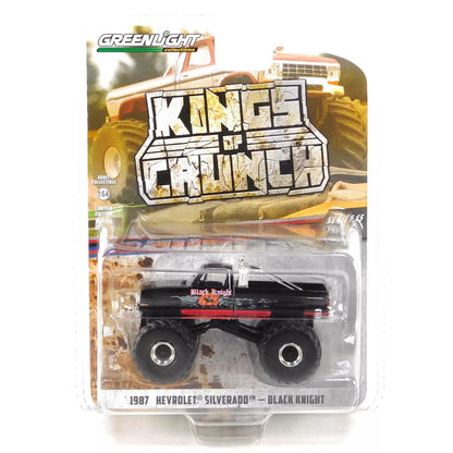 GL 1:64 Kings of Crunch Series 15 - Black Knight - 1987 Silverado 49150-C Die-cast Car Model