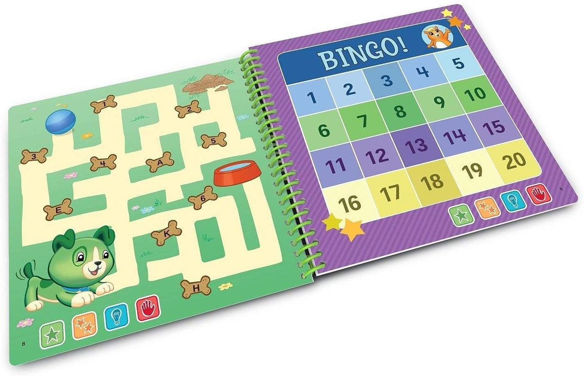 LeapFrog LeapStart Preschool Activity Book: Scout & Friends Math and Problem Solving
