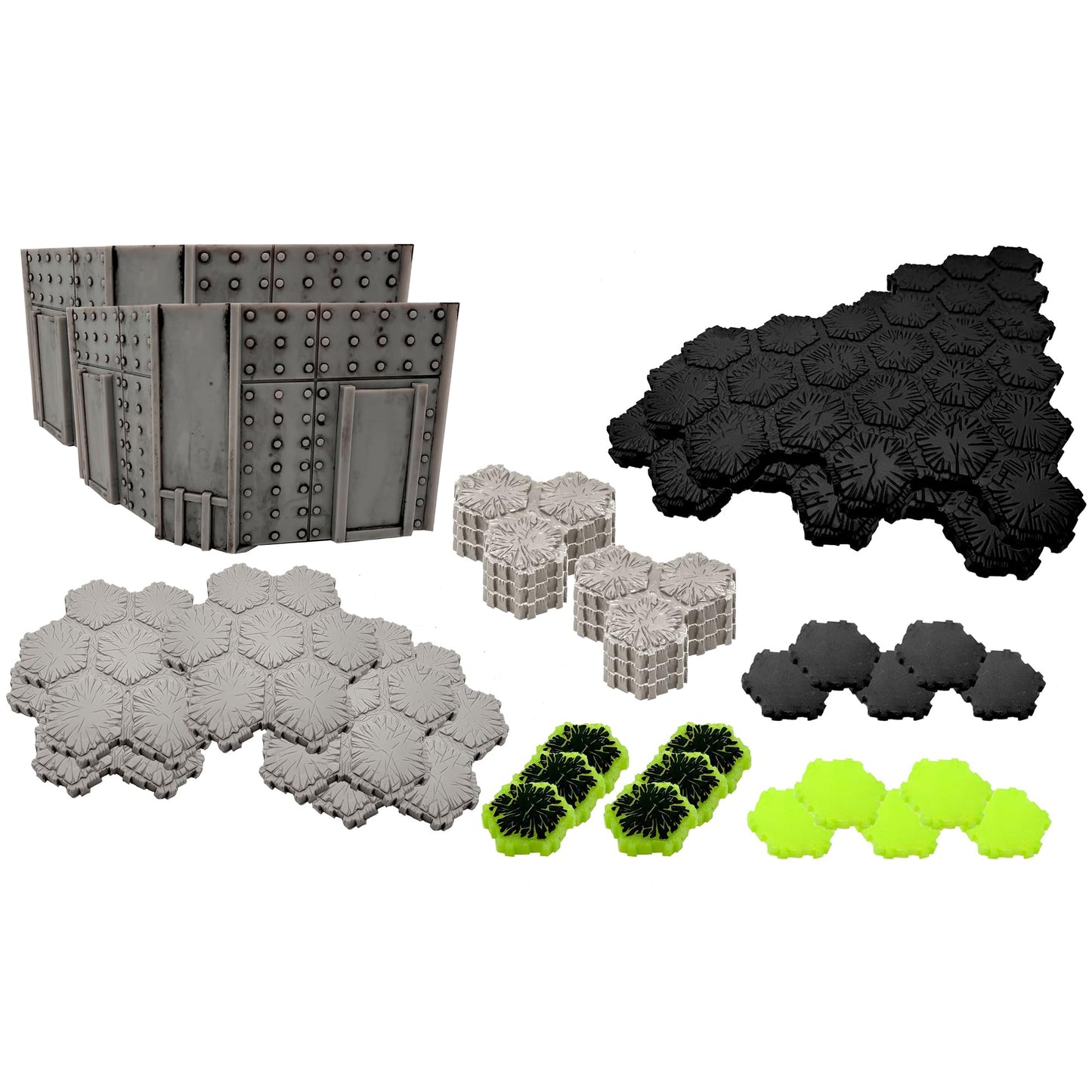 Renegade Game Studios G.I. Joe Heroscape Rumble at The Rift Tactical Board Game, Battle Box with 8 Miniatures & Modular Hex Terrain