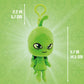 Miraculous Ladybug Kwami 5-inch Lifesize Backpack Keychains - Wayzz The Turtle Clip-On Toys - Portable Ladybug and Cat Noir Accessories, Keychain