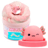 Original Squishmallows Scented Slime Jar, Cotton Candy, Archie the Axolotl