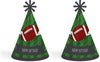 Big Dot of Happiness End Zone - Football - Cone Happy Birthday Party Hats for Kids and Adults - Set of 8 (Standard Size)