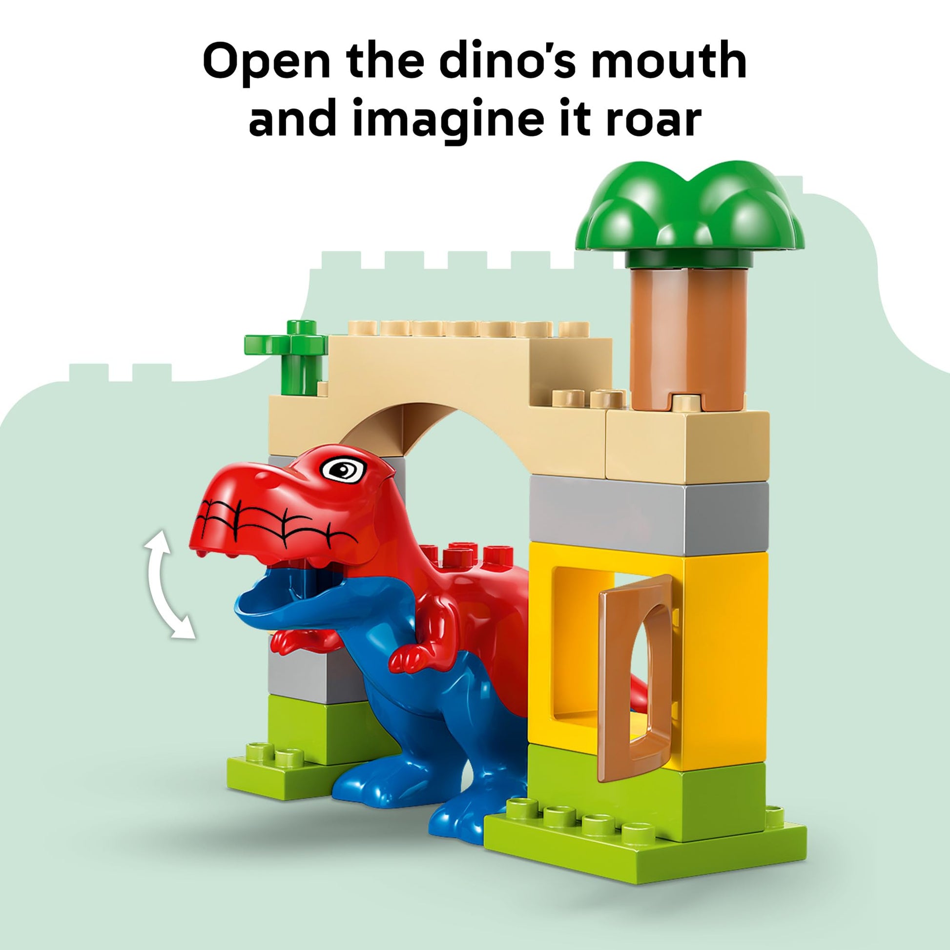 LEGO DUPLO Marvel Dinosaur Spidey-Rex vs. Green Goblin Building Toy for Toddlers - Spidey and His Amazing Friends Toys for Boys & Girls, Ages 2+