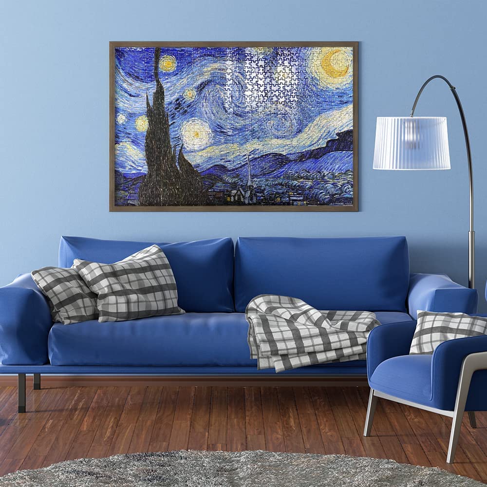 MaxRenard 1000 Piece Puzzle for Adult Van gogh Starry Night Art Masterpiece