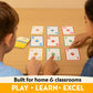 Kakooma Numskill - Math Card Game for Grades K-3 - Build Number Bonds, Color Patterns & Sequences - Fun for Home or Class