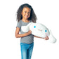 Northwest Sanrio Cinnamoroll Cloud Pillow 12" - Kawaii Stuffed Plushie, Great Gift for Anime Fans, Cartoon Character, Bedroom Decor