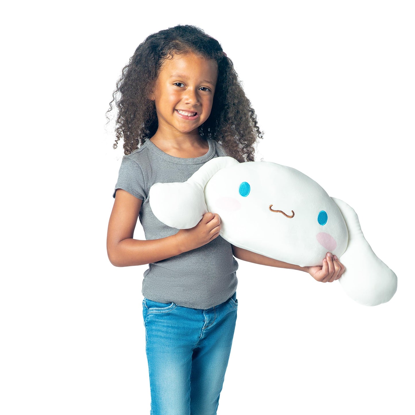 Northwest Sanrio Cinnamoroll Cloud Pillow 12" - Kawaii Stuffed Plushie, Great Gift for Anime Fans, Cartoon Character, Bedroom Decor