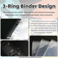 Card Binder 4 Pocket with 50 Removable Sleeves-Can Hold 400 Cards