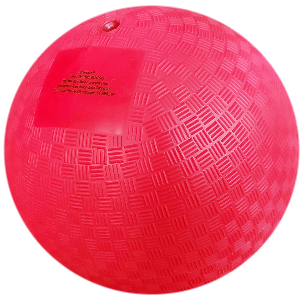 AppleRound 8.5-inch Dodgeball Playground Balls, Pack of 4 Balls with 1 Pump, Official Size for Dodge Ball, Handball, Camps and Schools (Multicolor)