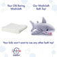 SoapSox Kids Exfoliating Bath Scrub (Tank the Shark) - Soft Animal Toy Wash Cloth Sponge with Soap Pocket Insert - Fun Loofah Characters for Babies