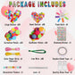 7july Crafts for Girls Ages 6-10 Make Your Own Flower Bouquet with Buttons and Felt Flowers, Vase Art and Craft for Children - DIY Activity Christmas