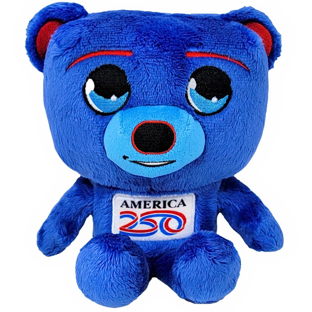 Grovii America 250 USA Bear Midori Plushie, 8” Super Soft Collectible Plush Toy, Official Licensed Chibi Character