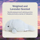 warmies Junior Microwavable & Weighted Stuffed Animals, Manatee - Heated Stuffed Animal Plushie for Warmth & Comfort - Cute Soft Plush Toys for Adults