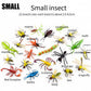 34 pcs Plastic Insects Lifelike Assorted Figures Realistic Insect Animal Model, Perfect Model for Recognizing Nature (34 Pcs Bugs)