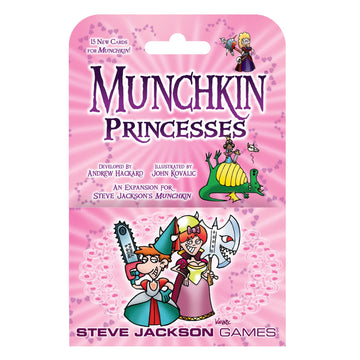 Munchkin Princesses Card Game (Mini-Expansion) | 15 Cards | Adult, Kids, & Family Game | Fantasy Adventure Roleplaying Game | Ages 10+ | 3-6 Players |