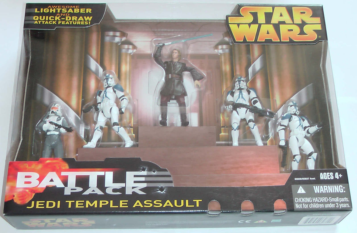 Star Wars: Episode 3 Battle Packs Jedi Temple Assault Action Figure Multi-Pack