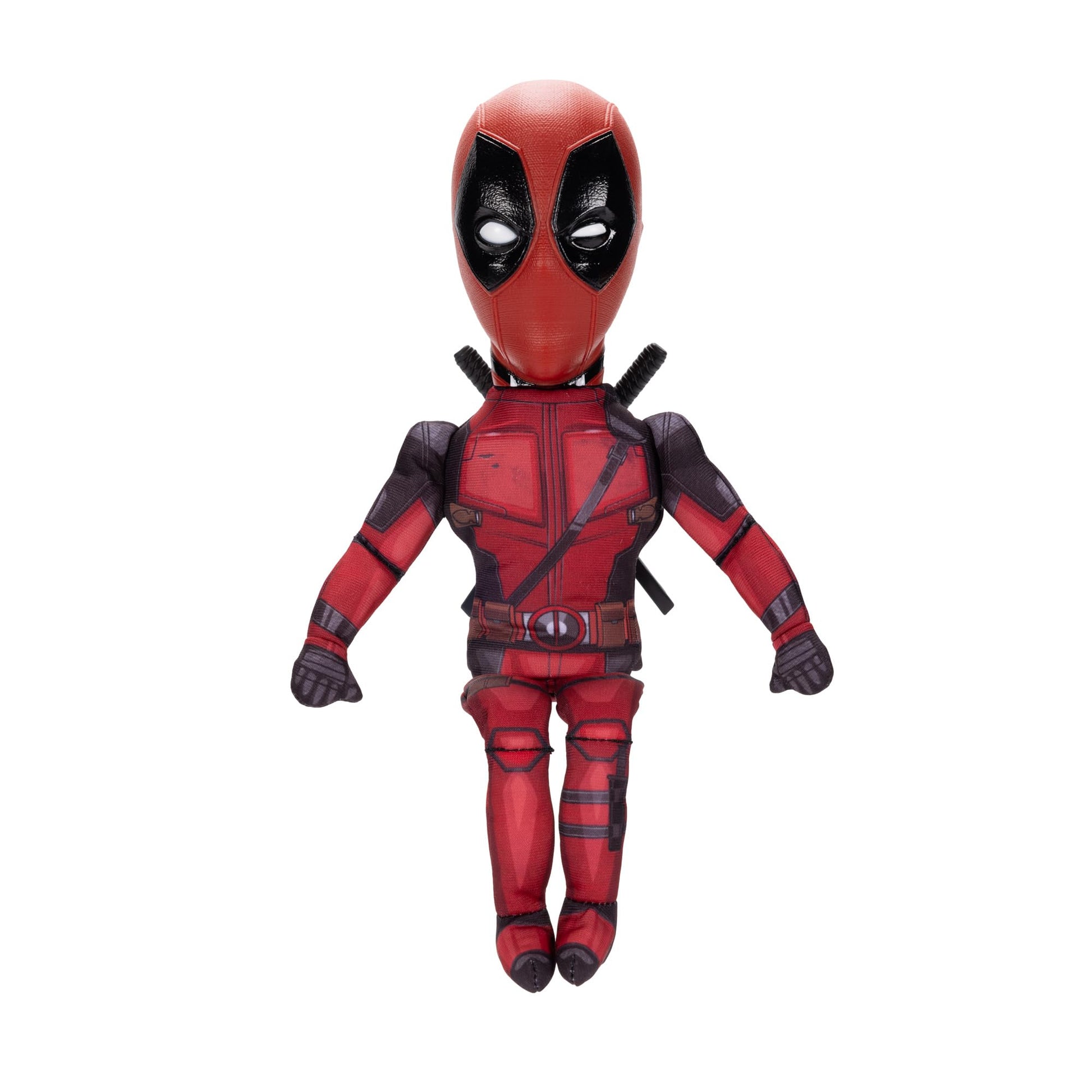 Shelf Talkers Deadpool 12" Talking Plush from The Movie, Pull String Toy Collectible Plush