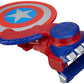Marvel NERF Power Moves Avengers Captain America Shield Sling NERF Disc-Launching Toy for Kids Roleplay, Toys for Kids Ages 5 and Up