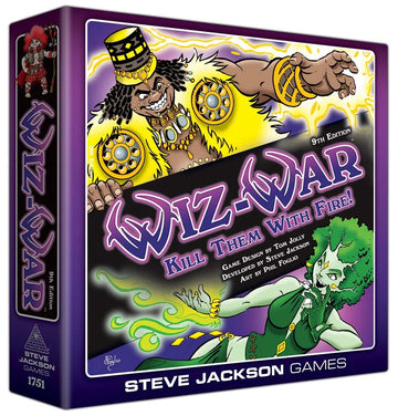 Wiz-War by Steve Jackson Games | Strategy Board Game | Ages 10+ | 2-6 Players