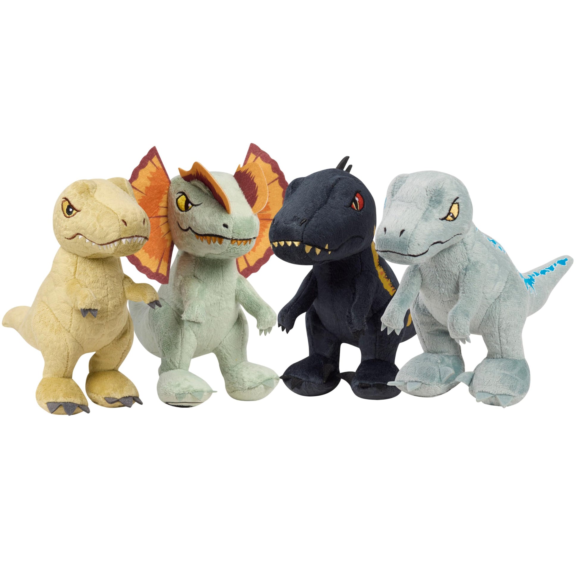 JURASSIC WORLD Dinosaurs Plush Dilophosaurus Stuffed Animals, Kids Toys for Ages 3 Up by Just Play