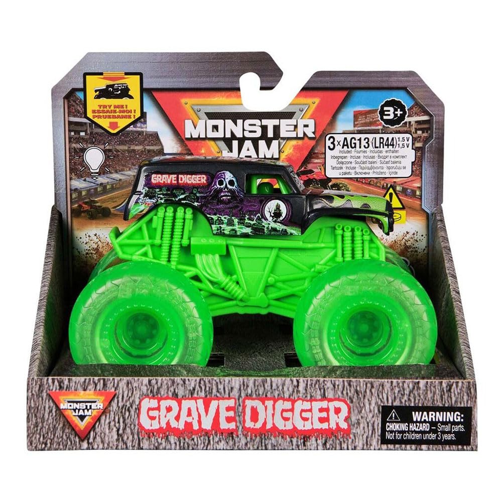 MJ-Value 1:43 Scale Monster Jam Truck with Light up Wheels Assortment
