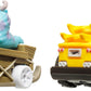 Hot Wheels Toy Cars, Set of 2 RacerVerse Die-Cast Vehicles with Character Drivers Optimized for Performance on RacerVerse Track (Styles May Vary)