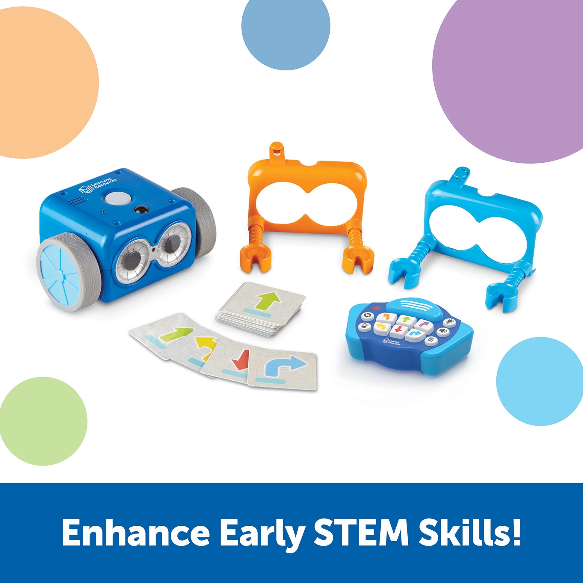 Learning Resources Botley the Coding Robot 2.0 - STEM Toys, Programming for Kids, Electronic Screen-Free Toys, Critical Thinking, Ages 5+,46 pieces