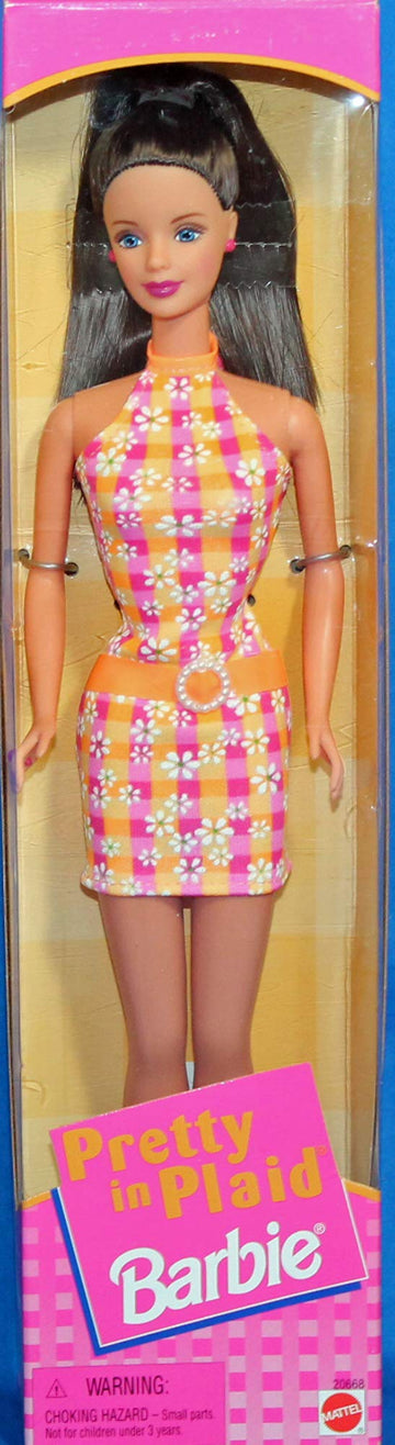 Mattel Barbie - Pretty in Plaid Barbie Brunette (1998)