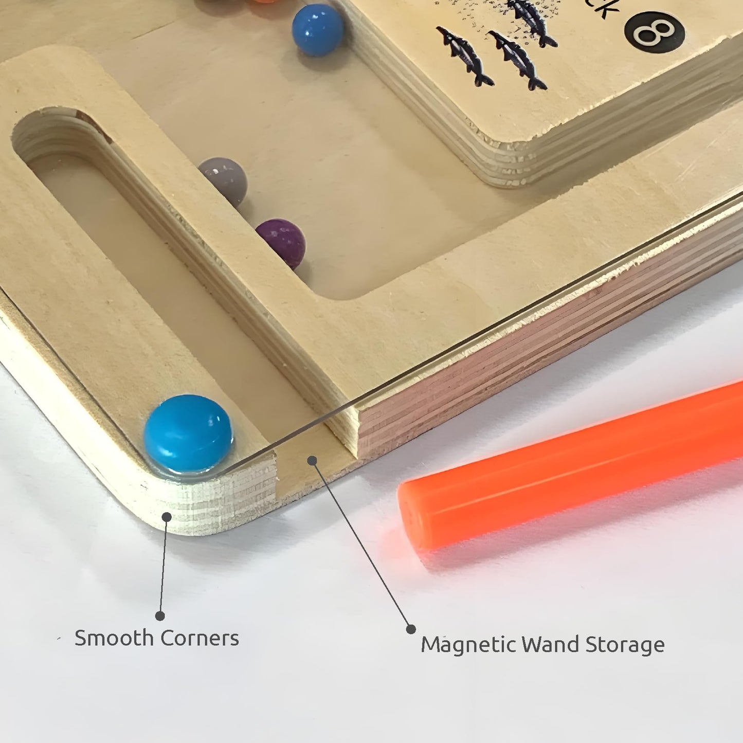 WOWME Educational Magnetic Color & Number Maze