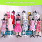 Keysse 39-Piece Forest Fairy Doll Clothes for 11.5 Inch Dolls, No Doll