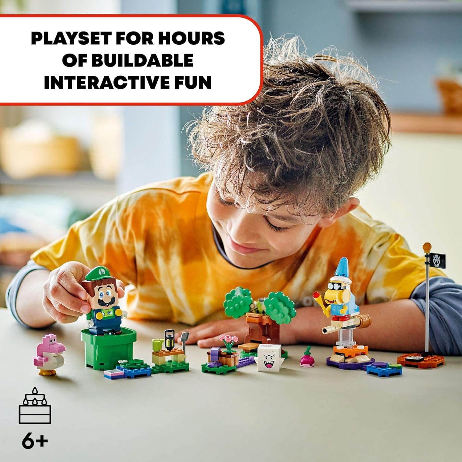 LEGO Super Mario Super Mario Adventures with Interactive Luigi Toy - Building Toys for Kids, Boys & Girls, Ages 6+ - Nintendo Birthday Gift Idea