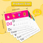 Dry Erase Alphabet & Number Practice Boards for Kids - A-Z Letters & Numbers 1-10, 18 Double-Sided Reusable Sheets (36 Pages), 11x8.5, Preschool
