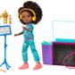 Mattel Karma’s World Making Rhymes Recording Studio 13-Piece Playset with Karma Doll (8.7-inch), Mixing Booth, Guitar, Collectible Record & More