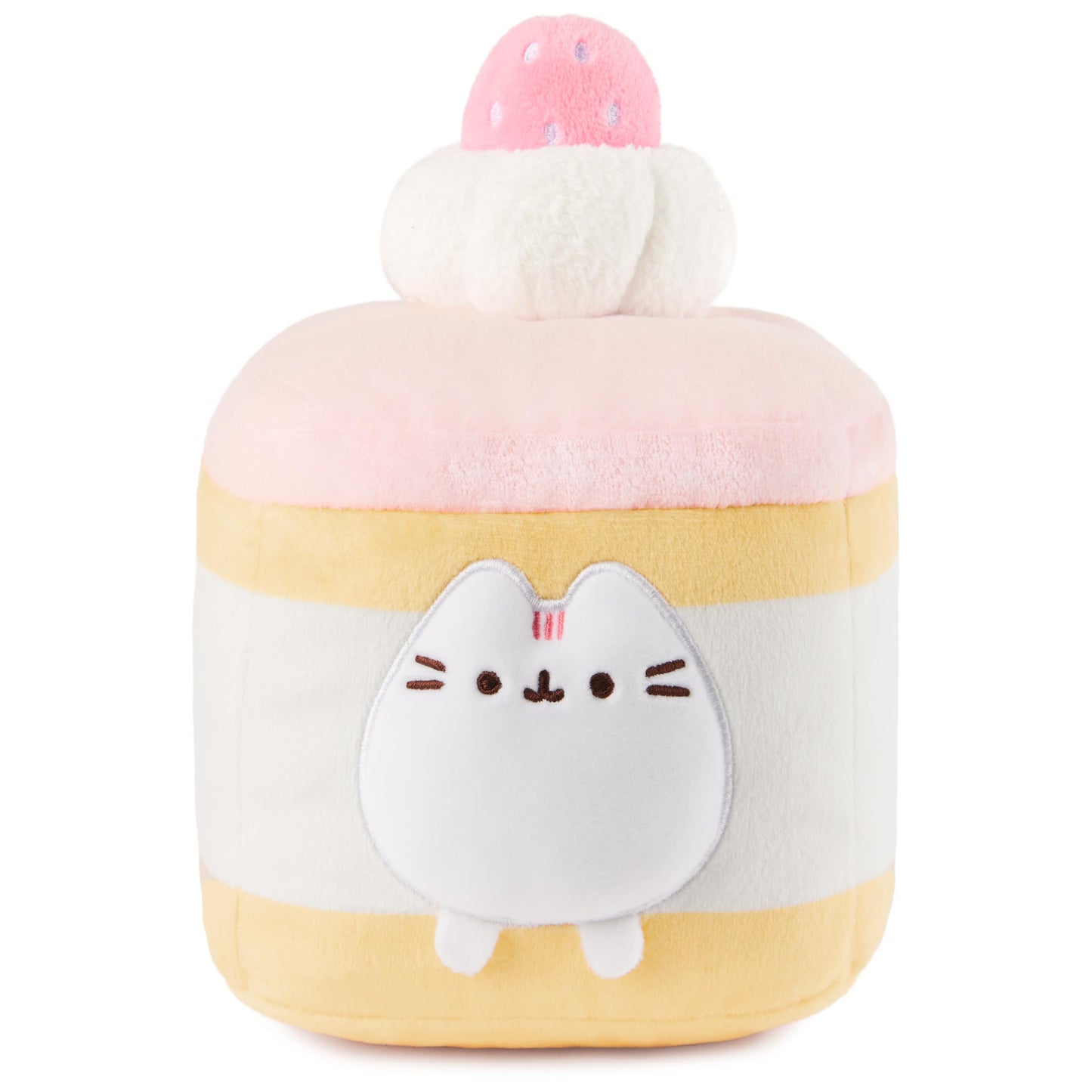 GUND Pusheen Strawberry Sponge Cake 6-Inch Plush Toy for Ages 8+