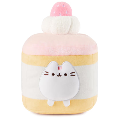 GUND Pusheen Strawberry Sponge Cake 6-Inch Plush Toy for Ages 8+