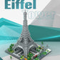 dOvOb Architecture Eiffel Tower Micro Blocks Set, 3369 Pieces Mini Bricks 3D Puzzle Toy, Gift for Adults and Kids